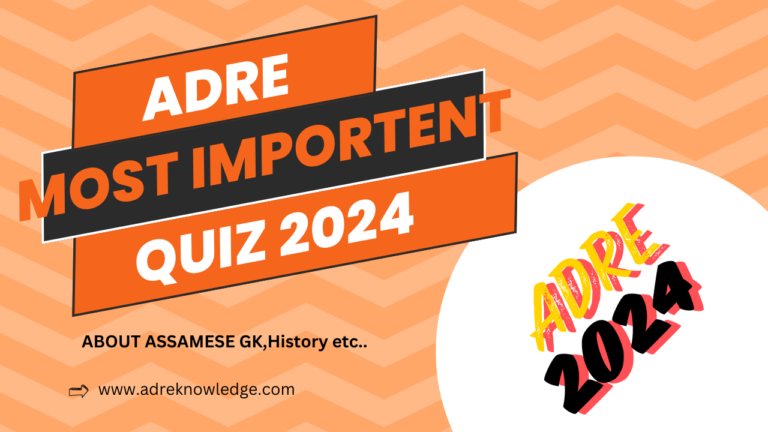 ADRE Most Important Quiz 2024